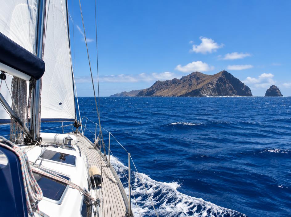 Sailing crossing to Desertas